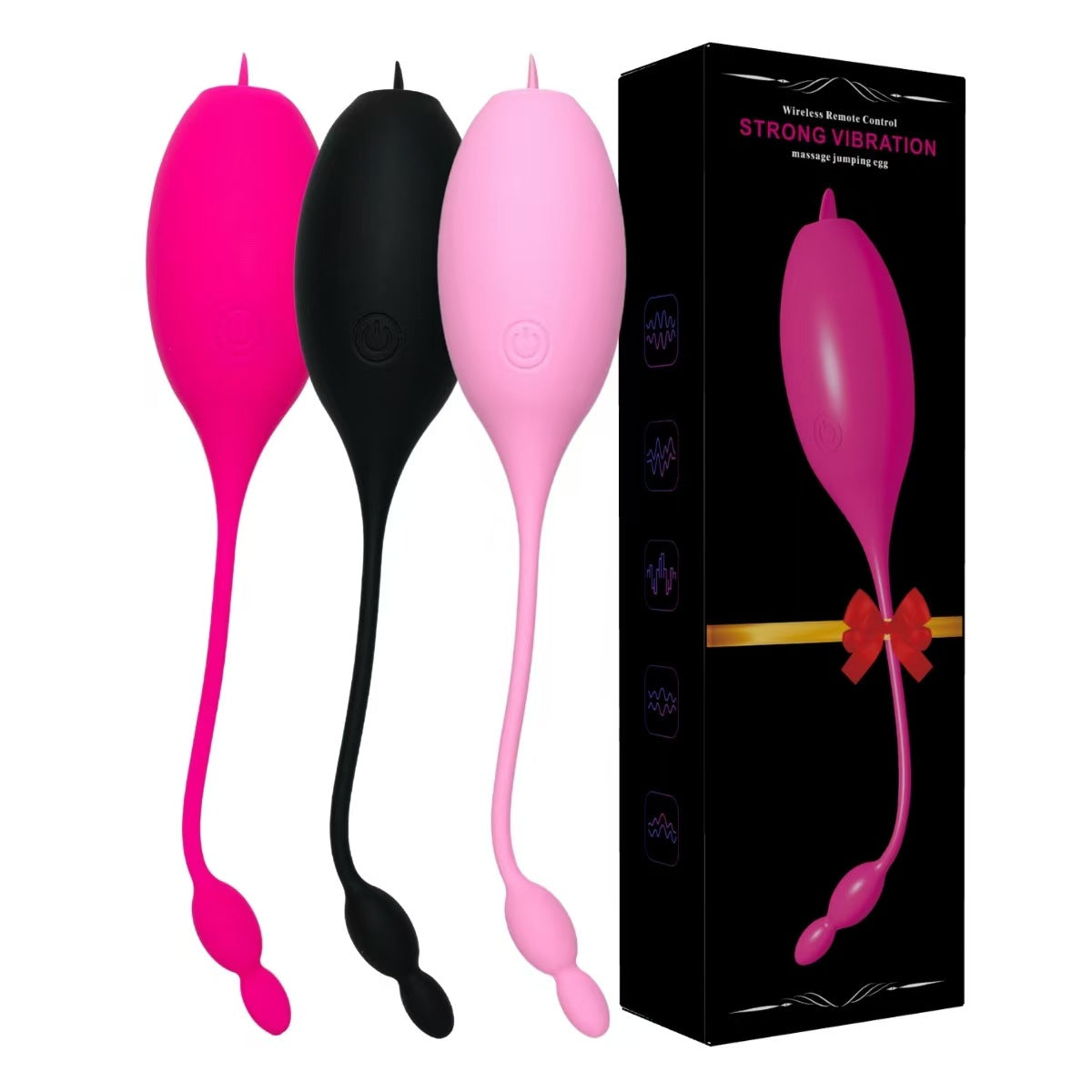 Kegel Balls Bullet Vibrator Wearable Vibrating Eggs for G-spot Clitoral Stimulation with 10 Vibration Modes
