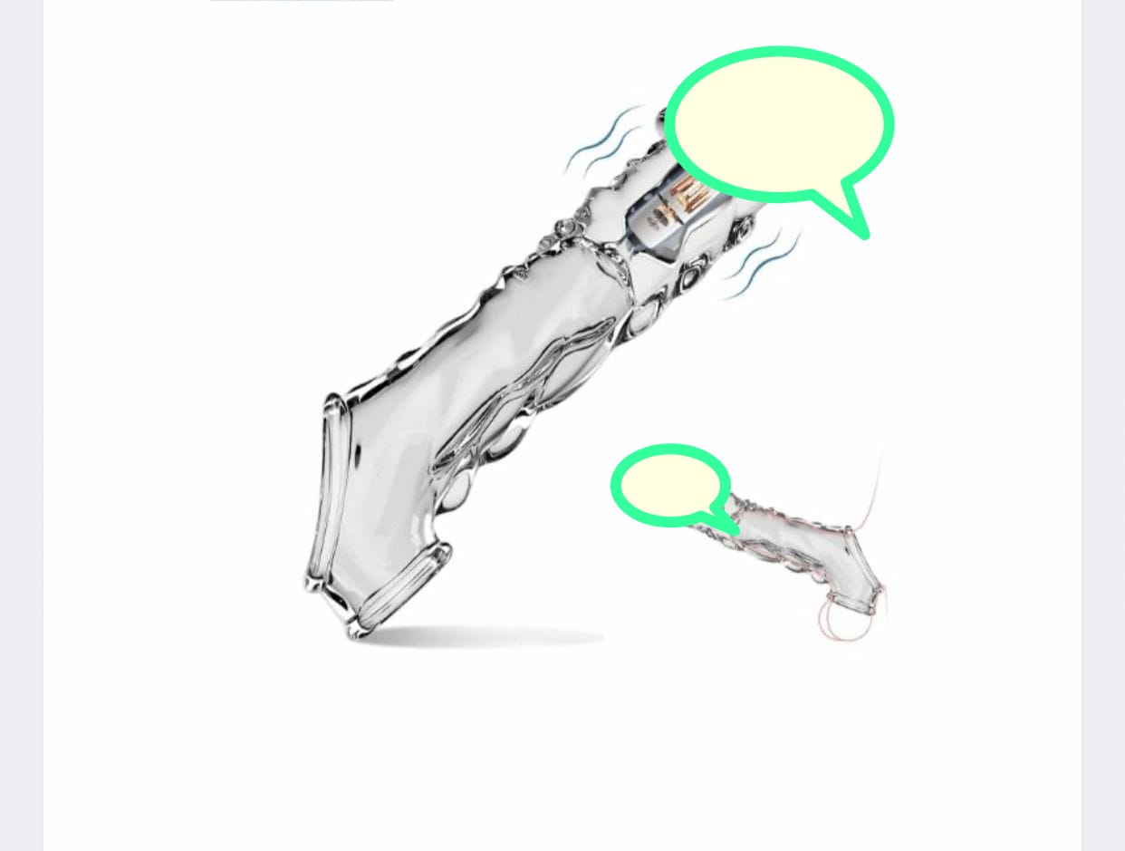 Crystal Re useable Sleeve 6 Inch