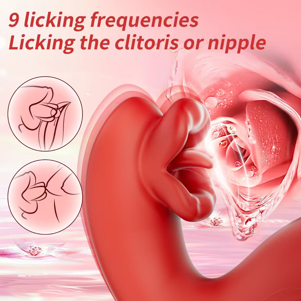 3in1 G-Spot Licking Massager with High frequency Vibration for Clitros and Orgasim | Privatewish.pk